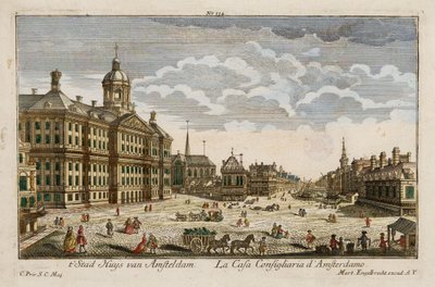 The City Hall of Amsterdam by Martin Engelbrecht