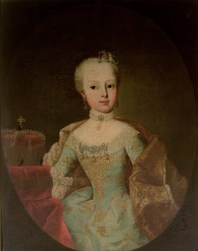 Archduchess Maria Josepha Habsburg-Lothringen, Twelfth Child of Empress Maria Theresa of Austria and Emperor Francis I by Martin II Mytens or Meytens