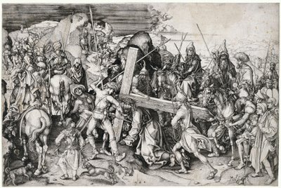 The Great Carrying of the Cross by Martin Schongauer