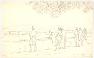 Old Toll with View to Seven Mountains by Martinus Rørbye