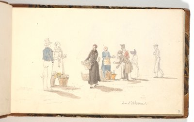 Fruit Sellers by Martinus Rørbye