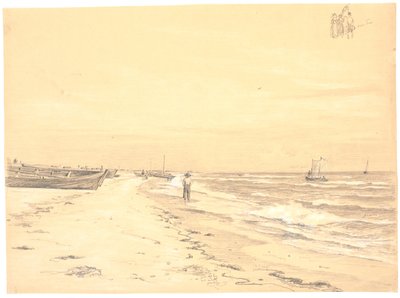 Part of Sønderstrand, Skagen by Martinus Rørbye