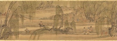 Horseback Riding at West Lake by Maruyama Okyo