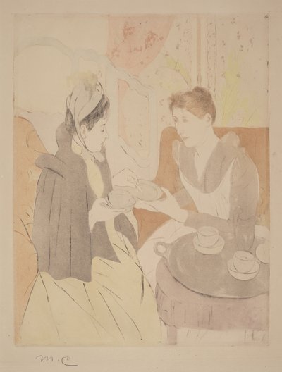Afternoon Tea Party by Mary Cassatt