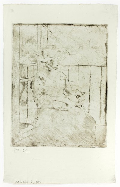 On the Balcony by Mary Cassatt