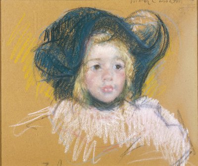 Little Girl in a Big Hat, c.1904 by Mary Stevenson Cassatt