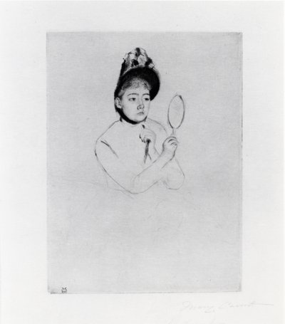 The Bonnet by Mary Stevenson Cassatt