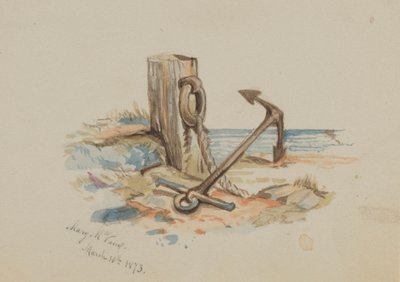 Untitled (Mooring and Anchor) by Mary Vaux Walcott
