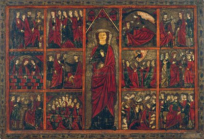 Saint Ursula with Scenes from Her Life by Master of Bierge