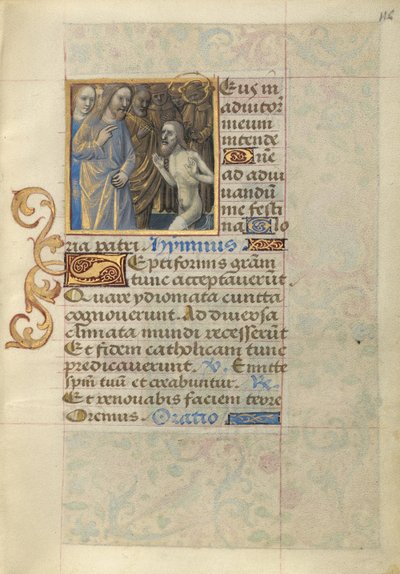Raising of Lazarus by Master of Cardinal Bourbon