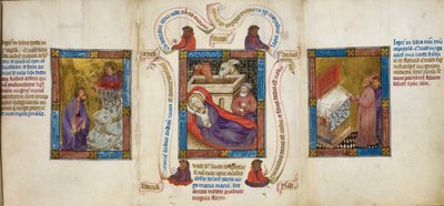 Three Scene depicting the 