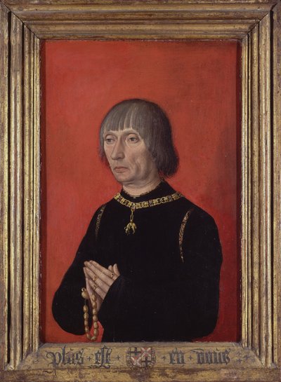 Portrait of Lodewijk van Gruuthuuse, c.1472-82 by Master of Portraits of Princes