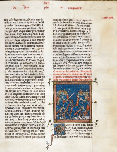French army on the march to Bouvines, from 