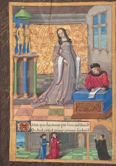 The Peerless Lady is Proclaimed the Most Beautiful Woman by Master of the Chronique scandaleuse