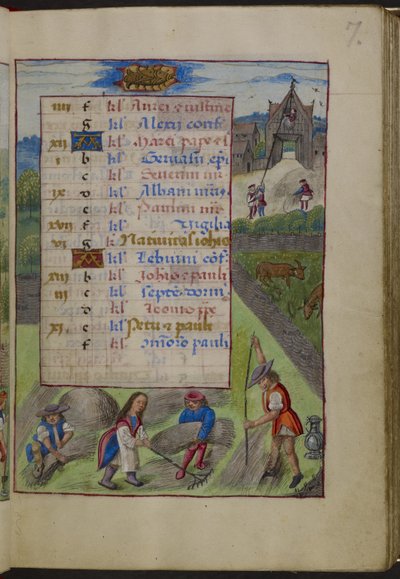 Calendar page for June. At top, Cancer, from the 