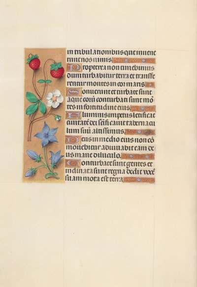 Hours of Queen Isabella the Catholic, Queen of Spain: Fol. 105v by Master of the First Prayerbook of Maximillian