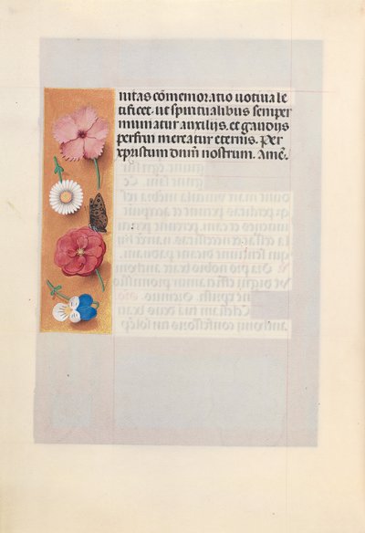 Hours of Queen Isabella the Catholic, Queen of Spain: Fol. 188v, c. 1500 by Master of the First Prayerbook of Maximillian