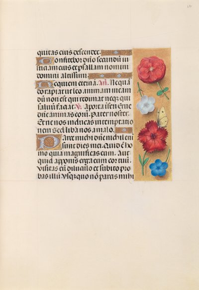 Hours of Queen Isabella the Catholic, Queen of Spain: Fol. 231r, c. 1500 by Master of the First Prayerbook of Maximillian
