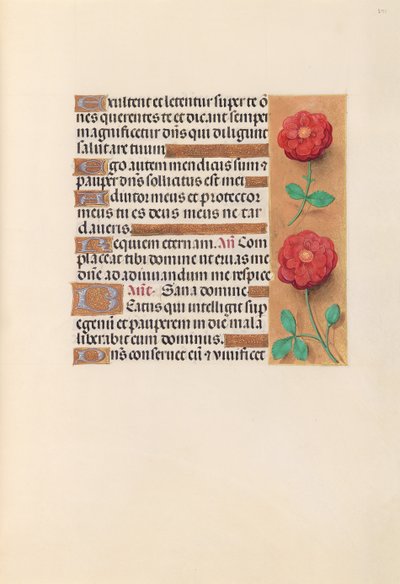 Hours of Queen Isabella the Catholic, Queen of Spain: Fol. 241r, c. 1500 by Master of the First Prayerbook of Maximillian