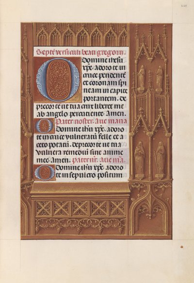Hours of Queen Isabella the Catholic, Queen of Spain: Fol. 265r by Master of the First Prayerbook of Maximillian