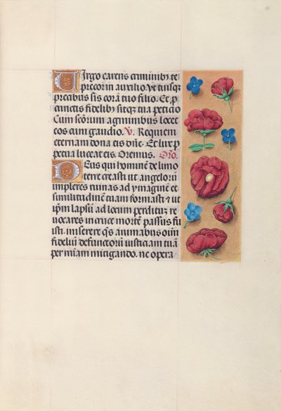 Hours of Queen Isabella the Catholic, Queen of Spain: Fol. 28r by Master of the First Prayerbook of Maximillian
