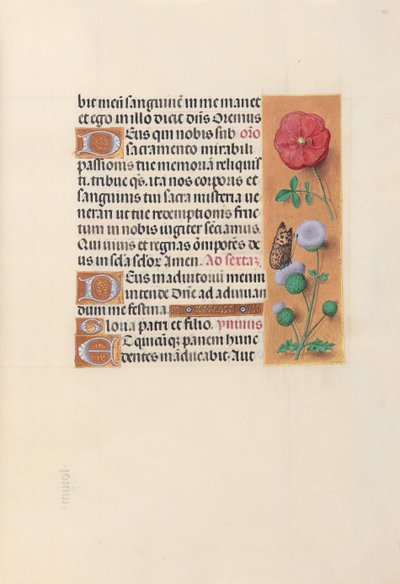 Hours of Queen Isabella the Catholic, Queen of Spain: Fol. 46r by Master of the First Prayerbook of Maximillian
