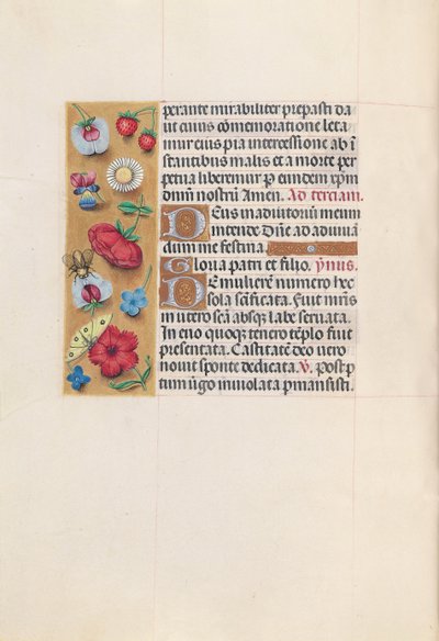 Hours of Queen Isabella the Catholic, Queen of Spain: Fol. 82v by Master of the First Prayerbook of Maximillian