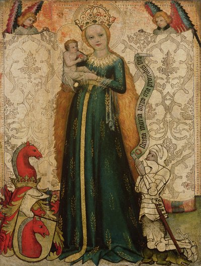 Madonna and Child with Ears of Corn by Master of the Hallein Altarpiece