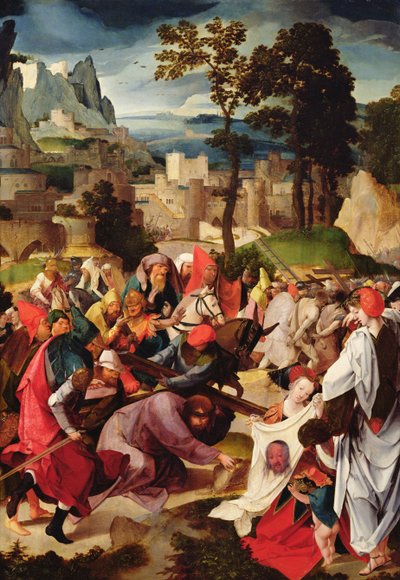 The Carrying of the Cross by Master of the Repudiation of Hagar