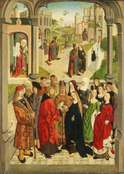 The Marriage of the Virgin by Master of the Tiburtine Sibyl