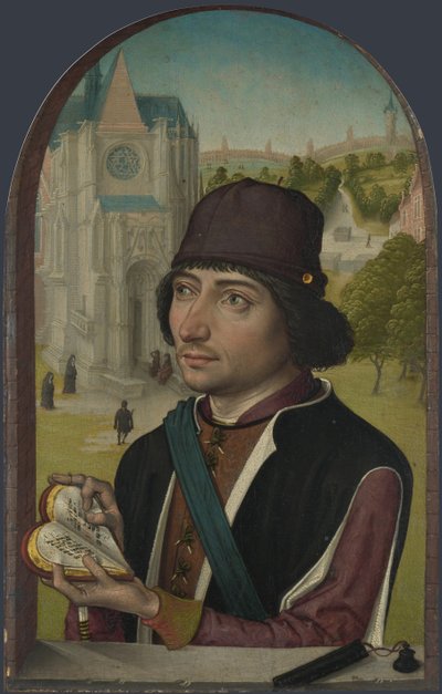 Portrait of a Young Man by Master of the View of St. Gudule
