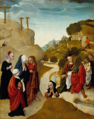 Entombment of Christ by Master of the Virgo Inter Virgines