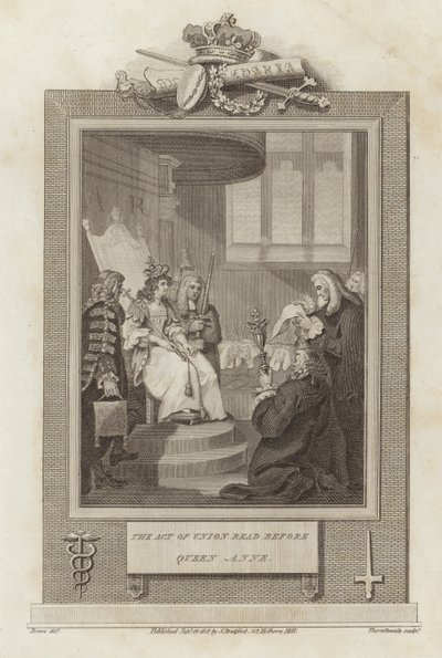 The Act of Union Read Before Queen Anne by Mather Brown