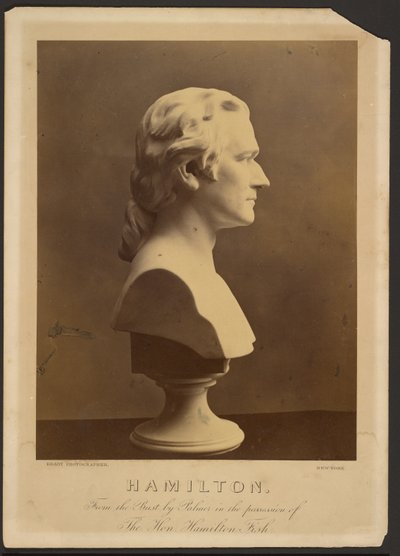 Bust of Alexander Hamilton by Mathew B. Brady