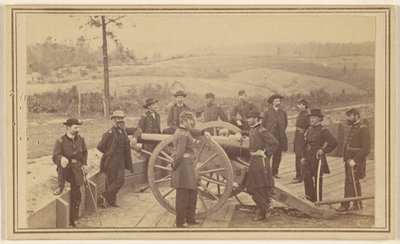 General Sherman & Staff Before Atlanta July 19, 1864 by Mathew B. Brady