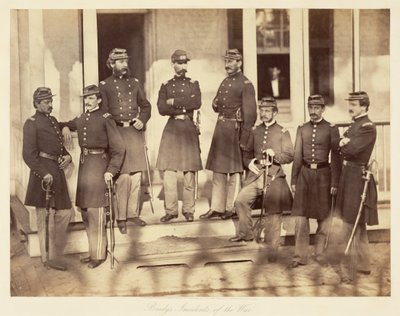 Officers, 71st Regiment, New York Infantry by Mathew B. Brady