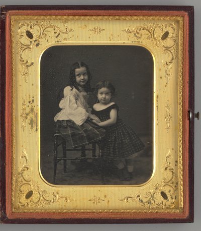 Untitled (Portrait of Two Girls) by Mathew B. Brady