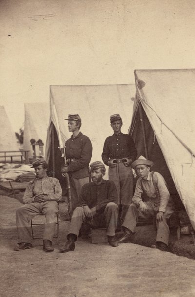 Camp Scene by Mathew Brady