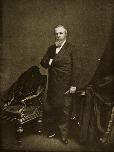 Rutherford B. Hayes before his inauguration as President, 1877 by Mathew B. Brady