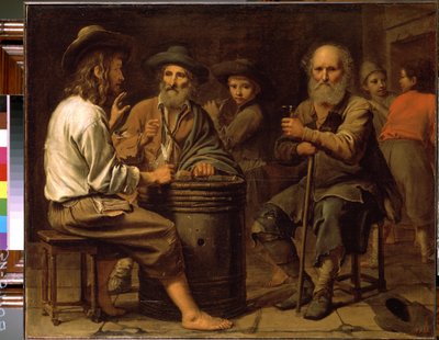 Peasants in a Tavern by Mathieu Le Nain