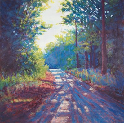 Sunlit Country Road by Matt Dominger