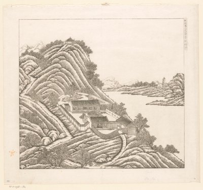 View of a Part of the Imperial Summer Palace in Chengde (Jehol), China by Matteo Ripa