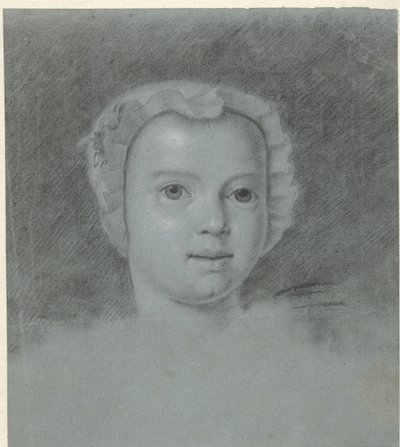 Head of a Girl with White Cap by Mattheus Verheyden