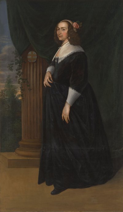 Maria Hartmansdr de Custer, Wife of Willem Kettingh by Mattheus Verheyden