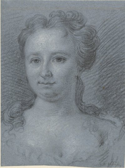 Portrait of Miss Swiers Born Moleneyser by Mattheus Verheyden