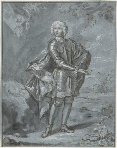 Portrait of an Unknown Man in Armor by Mattheus Verheyden