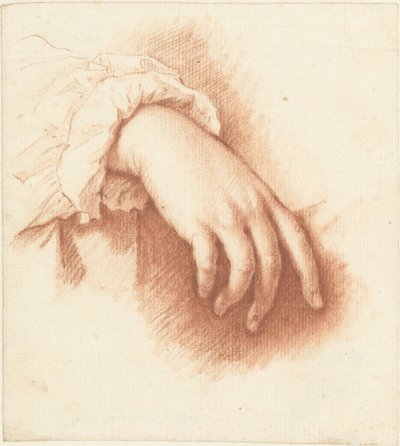 Study of a Right Hand by Mattheus Verheyden