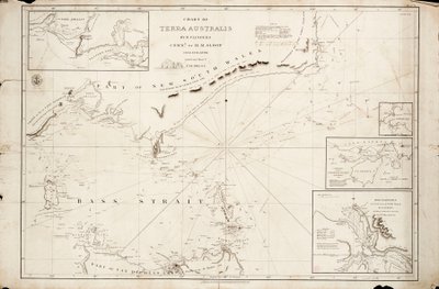 Chart of Bass Strait by Matthew Flinders by Matthew Flinders