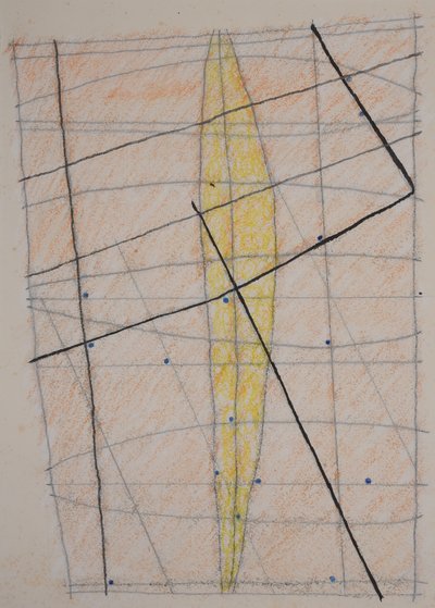 Stick Chart 3, 2014 by Matthew Hilton