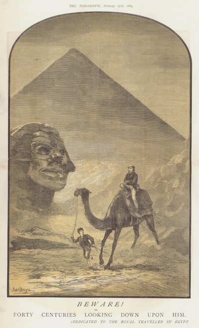 Beware! or, Forty Centuries Looking Down upon Him by Matthew